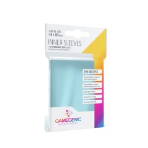 GG: INNER Sleeves Estándar - Clear (100) (64 x 89 mm) (Protectores de cartas)