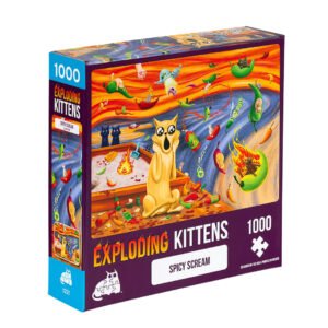 Puzle Exploding Kittens 1000 piezas Spicy Scream (rompe cabezas)