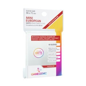 GG: MATTE BG Sleeves - Mini European (46 x 71 mm) (Protectores de cartas)