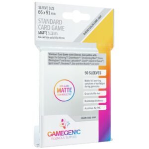 GG: MATTE BG Sleeves - Standard (66 x 91 mm) (Protectores de cartas)
