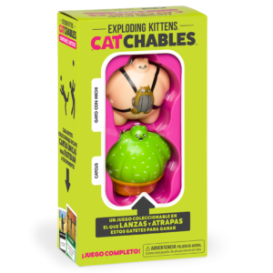 Exploding Kittens: Catchables 2-Pack #2 Gato con michi y Catcus