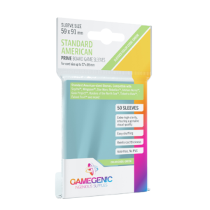 GG: PRIME BG Sleeves - Standard American (59 x 91 mm) (Protectores de cartas)