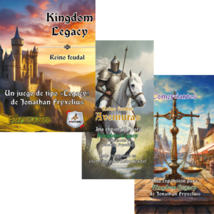 Kingdom Legacy: Reino Feudal + Expansiones Comerciantes y Aventuras