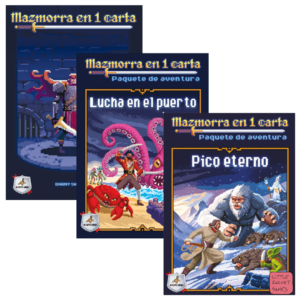Pack Mazmorra en 1 carta + Lucha en el Puerto + Pico Eterno -MUY PRONTO-