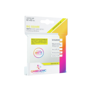 GG: MATTE BG Sleeves - Big Square (82 x 82 mm) (Protectores de cartas)
